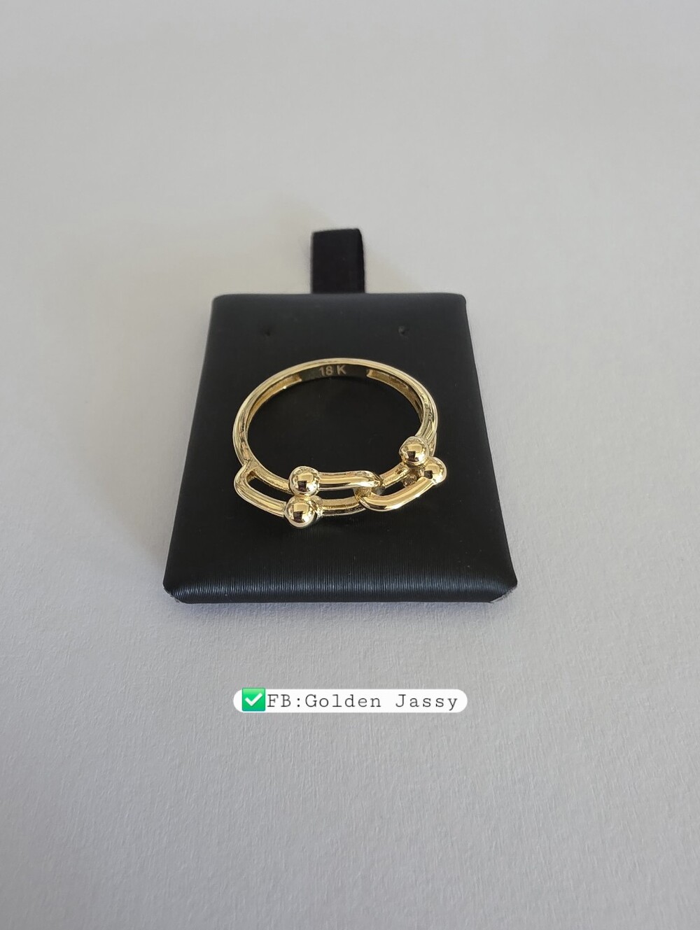 18K Real Gold Ring 7